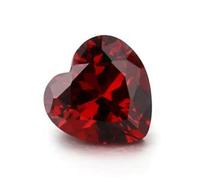 CLEVIO Pietra preziosa del diamante certificata Aaa+di forma ovale dello zircone rosso per gli uomini e le donne 3.25 carat-B0BMYRDGMRNAMZ, Small, Gemma