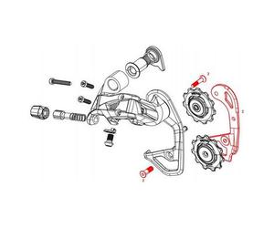Clevis interna corta sram red e red 22