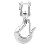 Clevis Slip Hook 304 in acciaio inossidabile con chiavistello di sicurezza, ganci a catena di sollevamento del sollevamento girevole per la gru a rigging che rimorchia il trailer (#1)