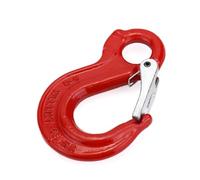 Clevis Slip Hook Eye Hoist Sling Hook 1.2 Tons Break Point 4,500 LBs Forged Steel Red Logging Rigging gancio sollevamento(1 Pack)