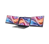 Cleyver estensione schermo doppio per laptop 14'' Estensione di schermo che consente di creare una configurazione a triplo schermo ovunque ti trovi.