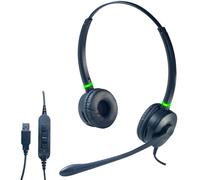 Cleyver HC95 Cuffia duo USB con busylight integrato