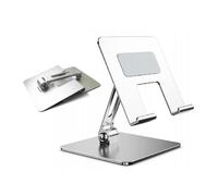 Cleyver supporto per tablet Supporto in alluminio pieghevole e regolabile per tablet da 7" a 11", compatto, robusto e comodo per lavorare ovunque.