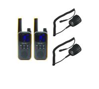 Cleyver Talk 54 + 2x microfoni altoparlante Robusta radio PMR446 senza licenza per qualsiasi ambiente, più 2 microfoni ad altoparlante