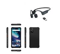 Cleyver XTREM 4G Lite + Open-Ear UC sport Lo smartphone impermeabile/resistente e il suo auricolare Bluetooth a conduzione ossea