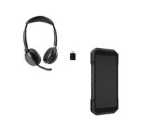 Cleyver XTREM 5G V2 Smartphone con Nomad 95 UC Pack con smartphone robusto 5G e headset UC modulare, ideale per comunicazioni professionali in