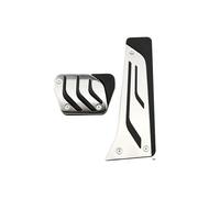 CLFJWZ Kit Pedali Auto per B&MW X5 X6 F15 F16 E70 E71 E72 2008-2018 AT Acceleratore Gas Freno Pedale Poggiapiedi Copri LHD Acciaio Inossidabile Interni dell'auto(Style 2(AT))