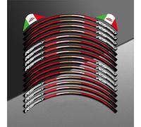 CLFJWZ Vari Stili Adesivi Riflettenti per Ruote Moto Strisce per Cerchi Nastro Adesivo Accessori Impermeabili per Aprilia RS 660 RS660(Style 1)