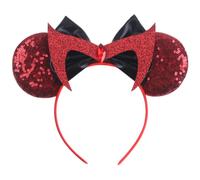 CLGIFT Orecchie di Minnie Wanda Scegli il tuo colore Orecchie di Minnie da strega cattiva Orecchie di Minnie bordeaux Orecchie di Topolino rosse