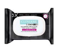 Clinians salviette struccanti disintossicazione 25 pezzi