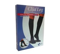 Clia Leg Calza Uomo Positano Cotton 16-20mmHg Nero Tg.L
