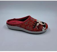 Cliawalk Pantofole Natalizie In Tessile Con Stampa Renna - ROS (Rosso/Multi)