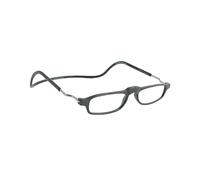CliC Eyewear - Clic Base - Colore: Nero - Gradazione: +2 - Occhiali da lettura classici - Forma Rettangolare - Occhiali da lettura uomo/donna - Made in Italy
