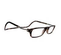 CliC Eyewear - Occhiali da lettura uomo e donna XXL - Occhiali da lettura con calamita - In Poliammide TR90 - Occhiali Monofocali Flessibili - Tortoise 3.5