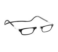 CliC Eyewear - Occhiali da Lettura Uomo XL - Occhiali da Lettura con Calamita - In Poliammide TR90 - Monofocali Flessibili (3.5, Nero)