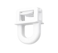 Clic HINNO HC4 - BN - 50 pezzi - Occhiello longitudinale a scatto adatto per guide comuni in alluminio larghe con canale di scorrimento da 6 mm - 50 pezzi