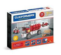 Clicformers- Fire Giocattolo da Costruzione Rescue Set