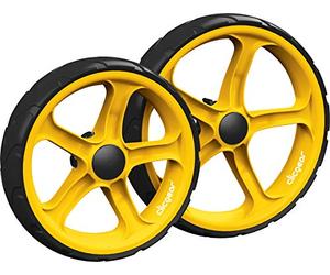 Clicgear Kit di ruote per Cligear 8.0+, giallo,