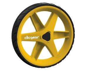 Clicgear Ruota Giallo, Kit Ruote 4.0 Unisex, Taglia Unica