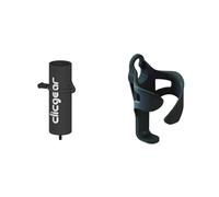 Clicgear Trolley Umbrella Holder, Black, Golf Trolley Cup Holder XL, Black