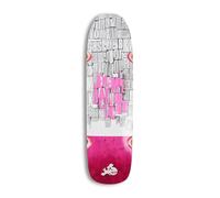 Cliche Skateboards Daclin Gutenberg Piastra Skate 8.5" Bianco/Rosa