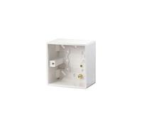 Click 1 Gang 47 mm Deep Moulded Pattress Box