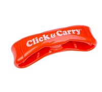 Click & Carry Organizzazione e conservazione della cucina, organizer e supporto per sacchetti di plastica per un facile acquisto, serbatoio di squalo, manico imbottito in gel, design a mani libere per