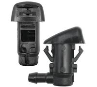 Click&Fit Ugelli di ricambio per lavavetri per Dodge, Jeep Grand Cherokee Liberty Commander, Chrysler - Kit accessori per spruzzatori d'acqua, 2 pezzi a doppia ventola