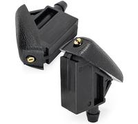 Click&Fit Ugelli lavavetri regolabili compatibili con Ford Focus Mk2 Mk3 dal 2004 al 2018, Mondeo 2007-2014, Fiesta 2001-2007, C-Max - Getti di ricambio per tergicristalli BM5117666AB, non riscaldati