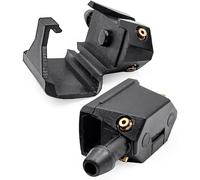 Click&Fit Ugelli per lavavetri compatibili con Ford Transit, Mercedes Sprinter, VW Crafter; 4 vie ugelli per braccio tergicristallo da 8 a 9 mm (2 pezzi)