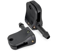 Click&Fit Ugelli per lavavetri regolabili in 3 posizioni, compatibili con Ford Transit, VW Crafter, per bracci tergicristallo da 8 a 9 mm, spruzzatore d'acqua (2 pezzi)