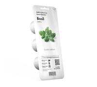 Click & Grow, Ricambio Vasi di Terriccio di Basilico, Kit con 3 Capsule