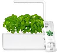 Click & Grow Smart Garden Orto in Casa, Kit Completo con 3 Capsule di Basilico, Illuminazione e Irrigazione Automatica, Idroponica Semplificata