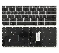 CLICK HELP Tastiera Notebook Compatibile con HP EliteBook 745 G3, 745 G4, 840 G3, 840 G4 Layout Americano