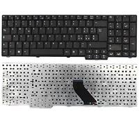 CLICK HELP Tastiera Notebook Compatibile sostitutivo per Acer Aspire 5235 5735 6530 6930 9420 (Nero Opaco)