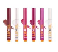 Click Lip Gloss Pen, Moisturizing Lipstick, 6 pz Lip Set with Waterproof | Build, Soft Plumping Oil Cosmetic, Portable Gloss Accessory with Sturdy Style, Beauty Accessory for Girls and Travel