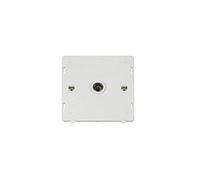 Click Scolmore SIN065PW - Presa coassiale colore: Bianco polare