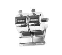 Clicker a mano in acciaio inox per contare la capacità di conteggio facile meccanismo di ripristino per esperimenti scientifici Usa clic manuale Contatore strumento di conteggio