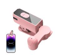 Clicker Automatico Per Smartphone - Clicer Automatico Dello Schermo Per Telefono | Ricarica Type-C A 107 Velocità Dispositivo Di Tocco Au-tomatico Dello Schermo Per Giochi, Streaming Live (Rosa)