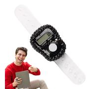 Clicker contatore dita, con le dita per contare - Manuale contatore Clicker - Anello di registrazione del numero di schermo schermo di ripristino per il ritorno, di