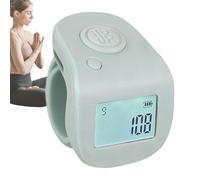 Clicker Counter, LED Display Handheld Digital Counter with Finger Ring Design, 1.14x1.34in Portable Counting Clicker, Ideal for Track n Field, Sporting Events, and Activities