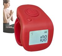 Clicker Counter, LED Display Handheld Digital Counter with Finger Ring Design, 1.14x1.34in Portable Counting Clicker, Ideal for Track n Field, Sporting Events, and Activities
