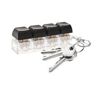 Clicker Fidget - Pulsante antistress, silenzioso con azione liscia sulla punta delle dita, gadget compatto con uso in classe, strumento di riduzione dello stress, aiuto per studenti, sul posto di
