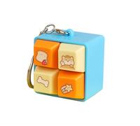 Clicker Fidget Toy, Four-Square Grid Keyboard with Cat Button for Fun Stress Relief, Portable Funny Backpack Design, Clicker Toy , for Kids Girls Boys Luggage Bags Wallet