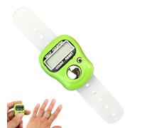 Clicker per Contare,Misuratore di dita elettronico con Display | digitale | Contatore di clic a Cifre ripristinabile, portatile per il giro di maglieria di allenamento all'uncinetto da golf