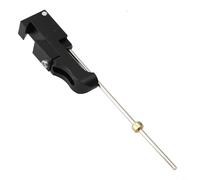 Clicker ricurvo con meccanismo di trazione diritto, per supporto regolabile in metallo CNC per asta di mira, per controllo del suono e per guida di lunghezza della freccia, accessorio per allenamento