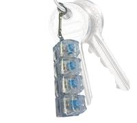 Clicker Toy - Portable Mechanical Fidget Button with Light Feedback, Sensory Stress Relief Gadget for Focus and Entertainment, Handheld Keyboard Style, Home School Teen Adult Use