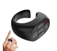 Clicker wireless per telefono,Robusto controller per la punta delle dita a distanza per voltare pagine | Telecomando ricaricabile per telefoni cellulari con controllo sdraiato pigro