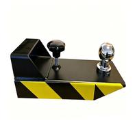 Clickovia Aiuto di manovra per carrelli elevatori e caricatori anteriori, giallo e nero, aiuto per manovrare rimorchi per carrelli elevatori, carico anteriore, rimorchio, gancio di traino, forcelle