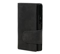 Alassio Custodia per carta di credito Protezione RFID Pelle 10 cm nero